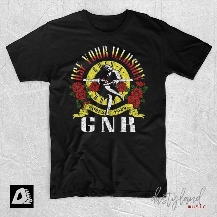 GUNS N ROSES GNR-футболка с изображением вашего иллюзии во всем мире |