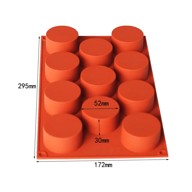 

11 полость силиконовая форма для выпечки в форме цветка пирога цилиндрической формы торт Силиконовая для десерта формы силиконовые формы дл...