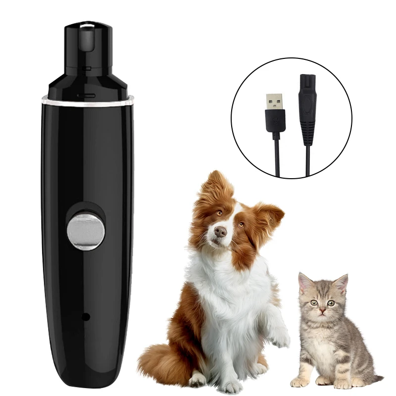 Перезаряжаемая ПЭТ точилка для ногтей кошка триммер собак машинка стрижки