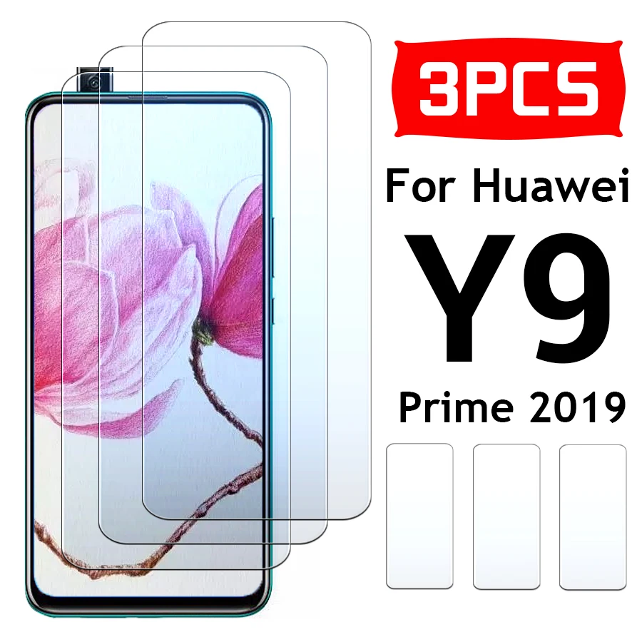 

3 шт. y9 prime hd Защитное стекло для huawei y 9 prime 2019 защита для экрана закаленное стекло на huawie 9Y Y9Prime защитная пленка