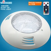 rgb led swimming pool light 24w 36w fountain led piscina lighting acdc 12v ip68 waterproof underwater light