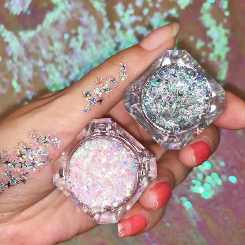 2019 Горячая Распродажа 4 цвета Алмазные блестки тени для век Русалка гель макияжа