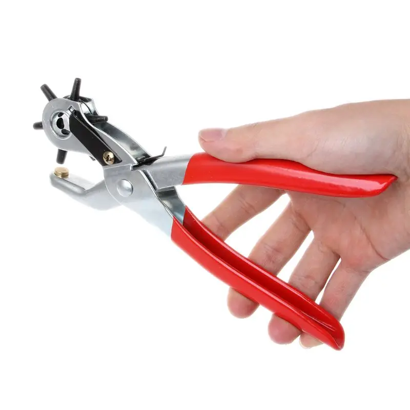 

Leather Belt Hole Punch Drill Plier Eyelet Sewing Machine Leathercraft Household Bag Tool Strap For Home Use