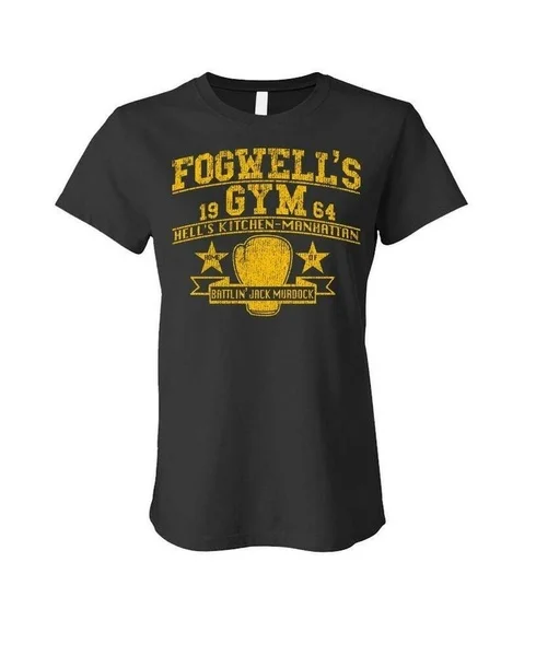 

Женская хлопковая футболка для спортзала fogwelle