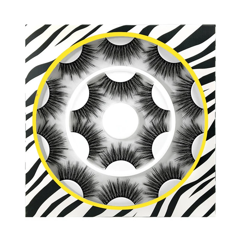 8 пар/компл. многослойная густые ресницы 3D накладные Мода удобные мягкие