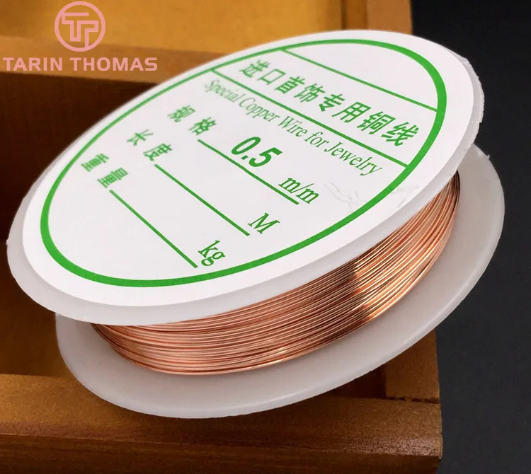 1 рулон 0 3 мм 4 5 6 8 медный цвет может сделать форму металлический провод Diy