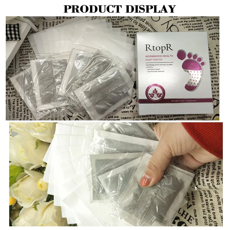 10 шт./пакет потеря веса детоксикация подушечки для похудения детоксикации