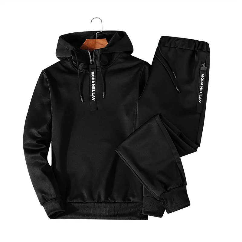 Спортивный костюм мужской из 2 предметов свитшот с капюшоном и брюки