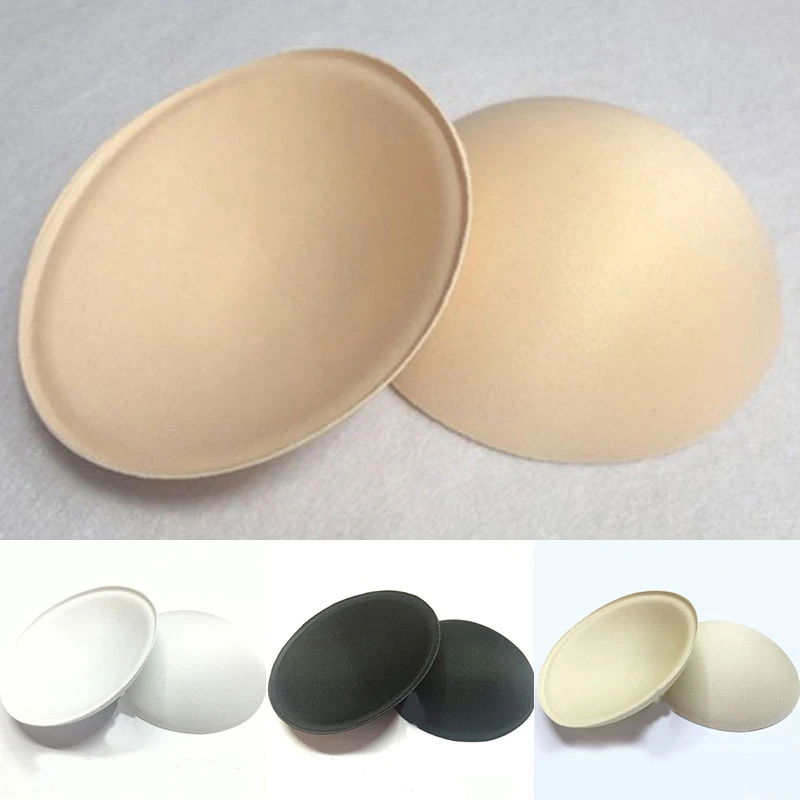 

2pcs 1pair Women Intimates Accessories Sponge Swimsuit Breast Push Up Bra Padding Chest Enhancers Bra Foam Insert Chest Cup