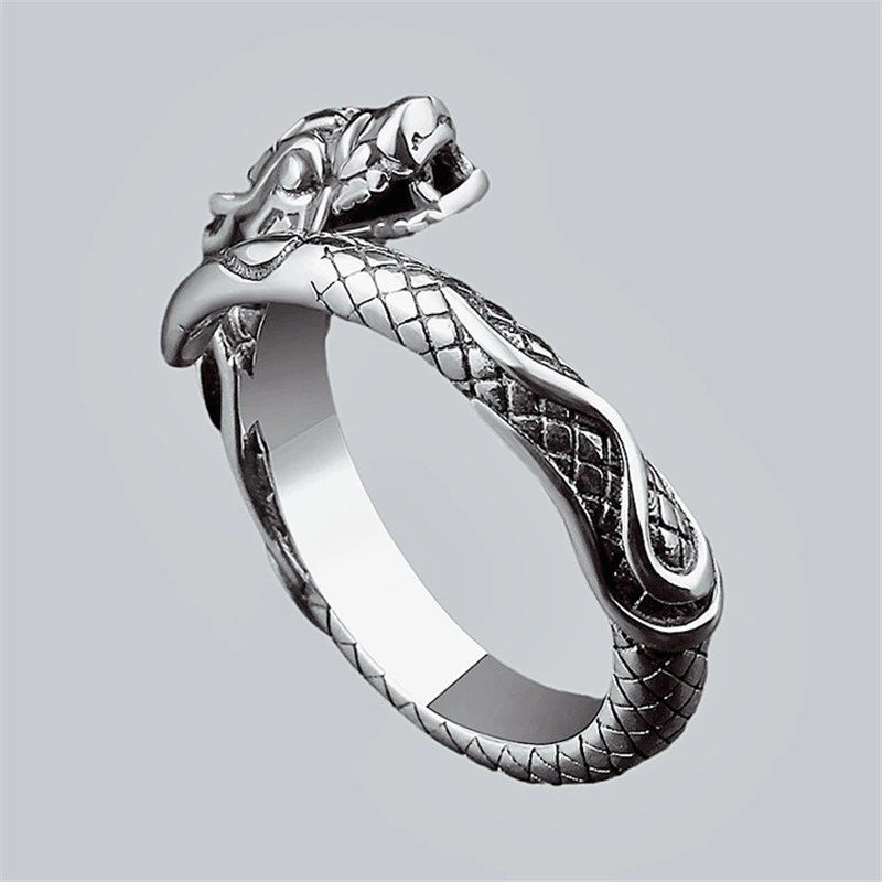 2020 Бесплатная доставка властные женские кольца со знаками Зодиака мощный дракон
