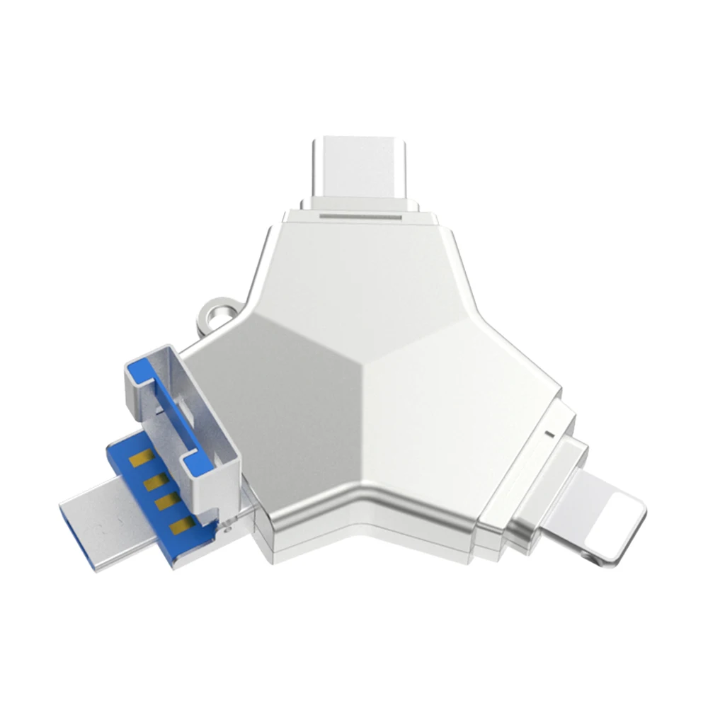 USB3-0 мини флеш-накопитель 4 в 1 USB3.0 & Type C Micro Usb OTG 32 Гб 64 128 ГБ высокоскоростные