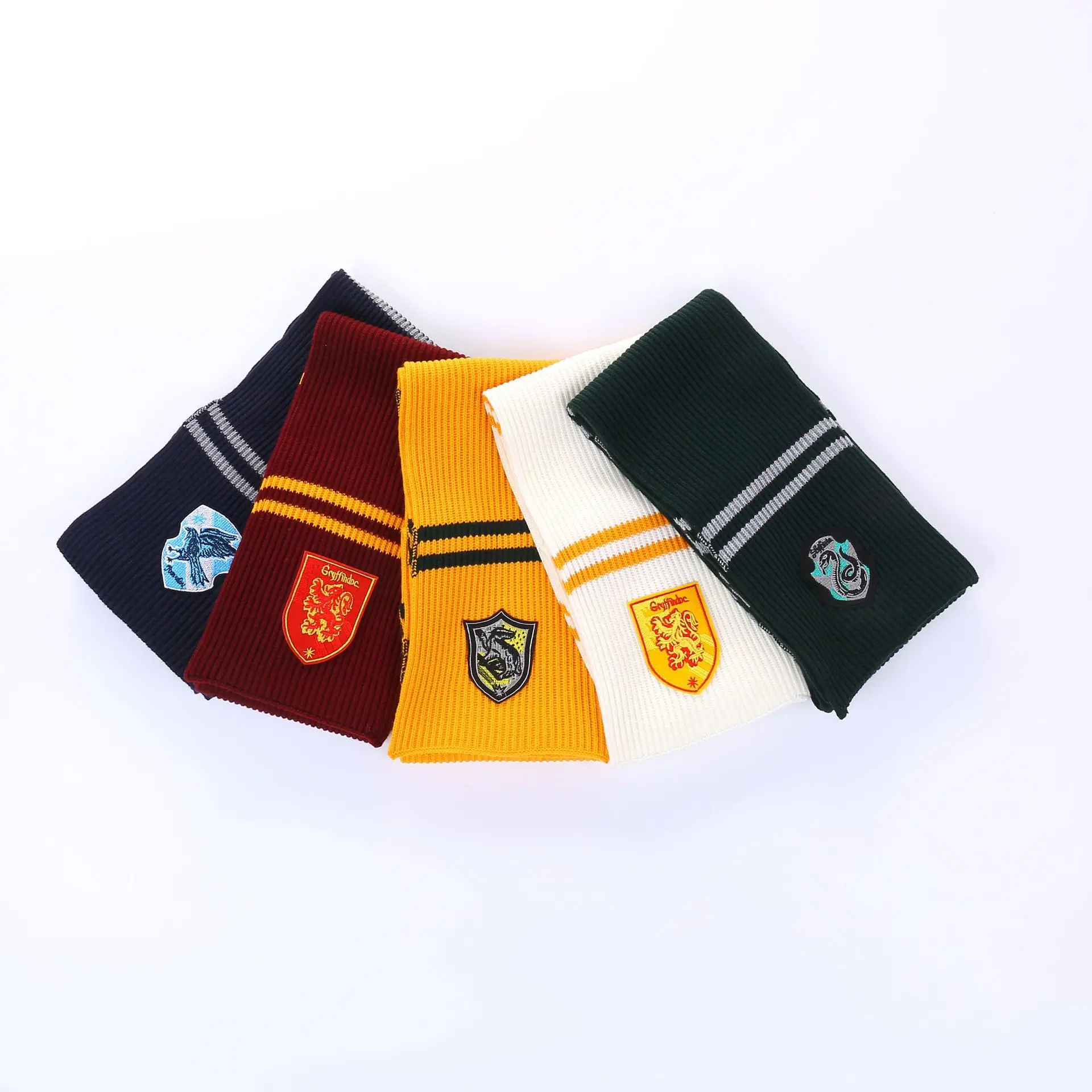 Гарри Волшебная Школа Гриффиндор Ravenclaw Слизерин Hufflepuff 8 Стиль Косплей шарфы для мужчин и женщин мальчиков девочек зимний шейный платок