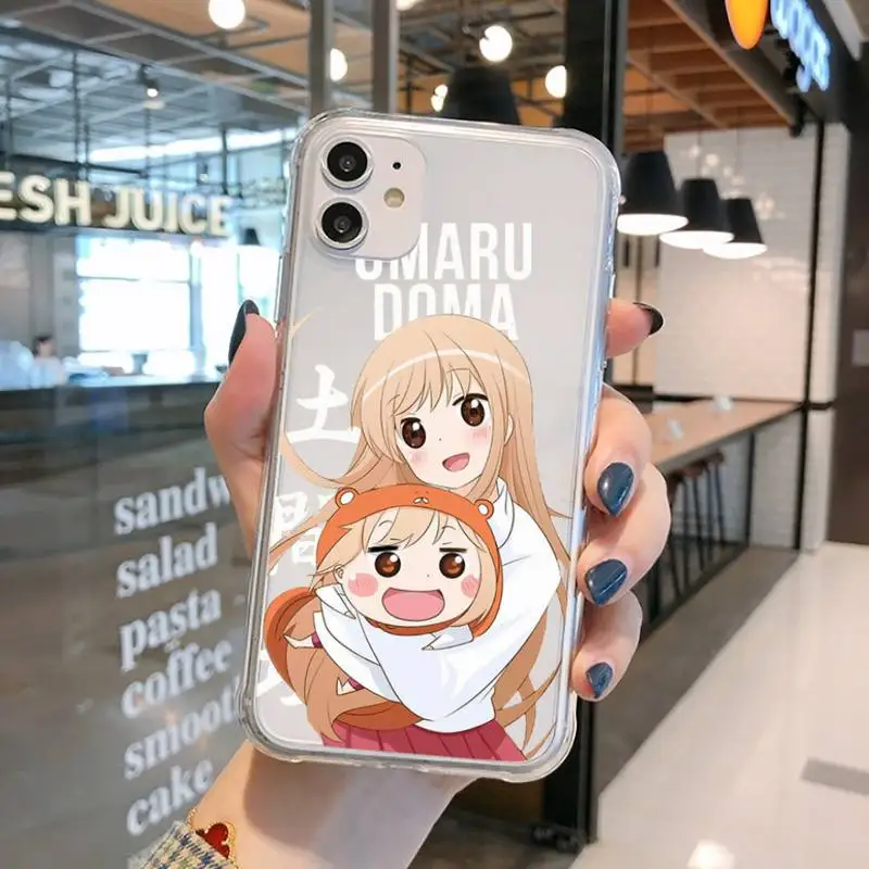 

Cute Umaru chan Anime Doma Umaru Phone Case Transparent for iPhone 11 12 mini pro XS MAX 8 7 6 6S Plus X 5S SE 2020 XR