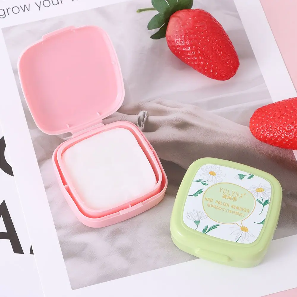 

40 шт., безворсовые салфетки для снятия лака для ногтей