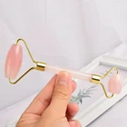 1 шт., массажер для лица, розовый кварц, авантюрин