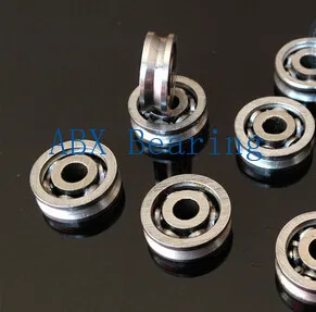10pcs/lot V623 623 V groove ball bearing 3x10x3mm Traces walking guide rail bearings (carbon steel low speed) open type |