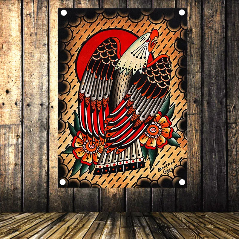 

Classic Pop Rock Singer Posters Metal Music Stickers Band Logo Scary Bloody Flag Banner Wall Chart Wall Art Home Decoration B8