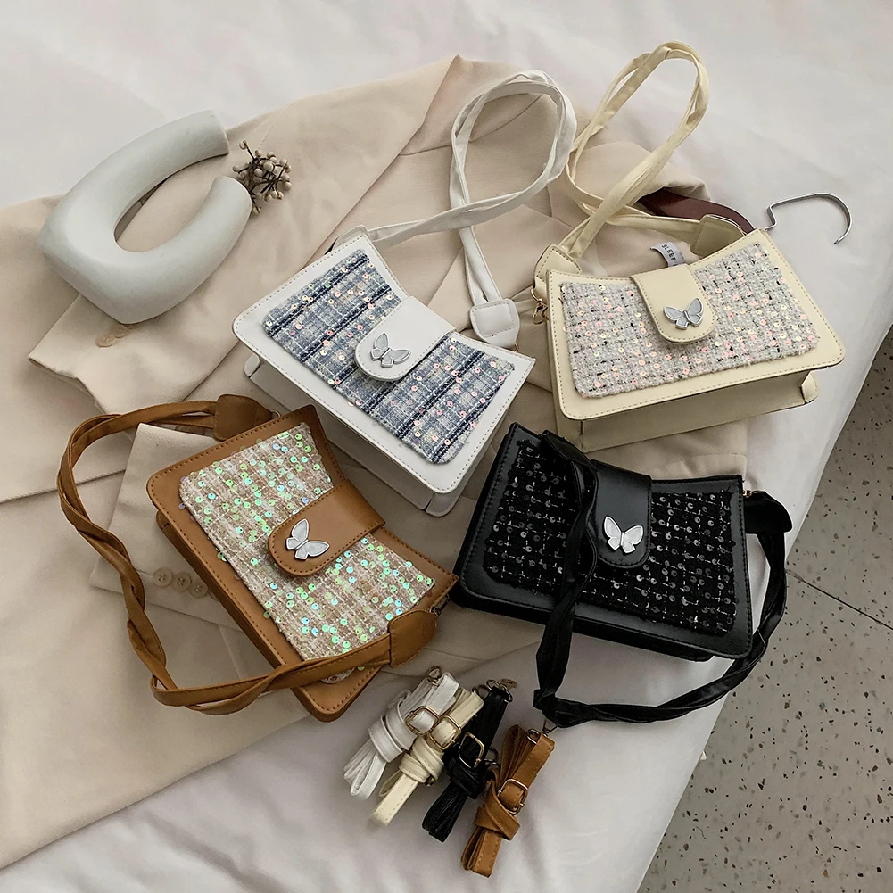 

Модные шерстяные куртки и пальто со стразами женская сумка на плечо из искусственной кожи элегантная сумка на плечо Молодежные элегантные ...