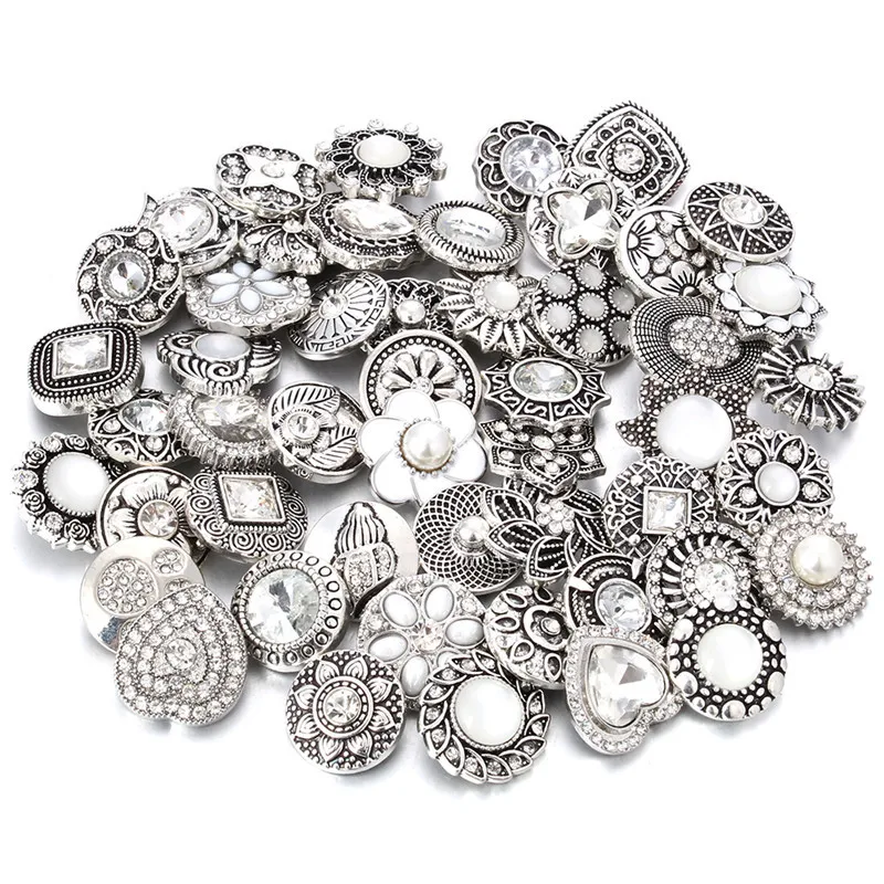 10 шт./лот новые пуговицы-застежки ювелирные изделия смешанного стиля полимерные