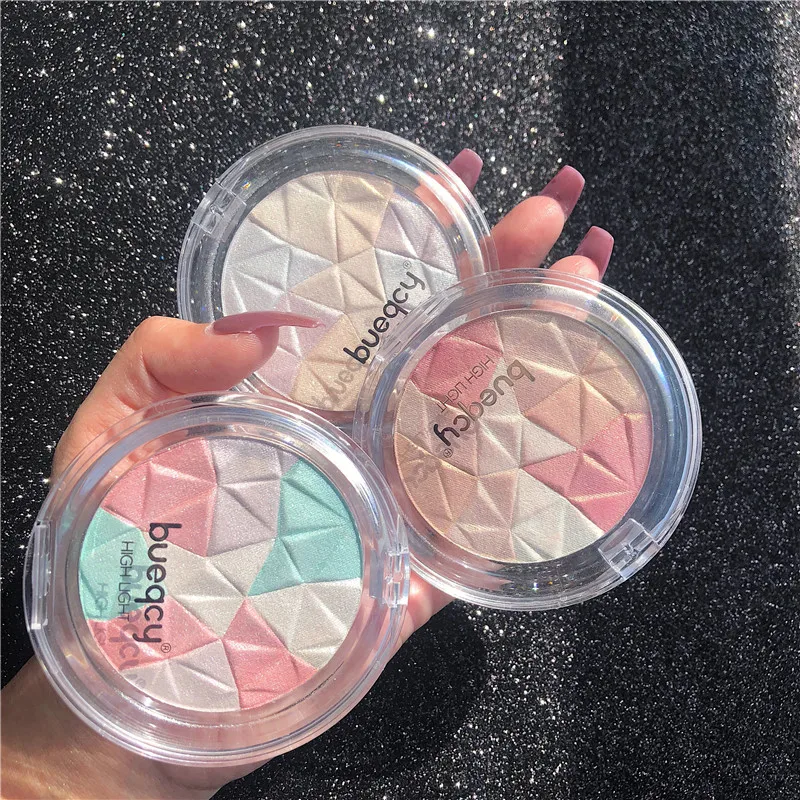 

Makeup Highlighter Palette Bronzer Highlight Shimmer Glitter Face Ultra-concentrated illuminator Body Glitter Brighten Skin