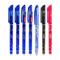 1pc erasable gel pen blue black red magic ink writing pen refill rods for office school writiing pen student exam spare supplies