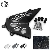 motorcycle cnc aluminum front sprocket chain cover engine protect guard for husqvarna svartpilen 401 250 2018 2021 accessories