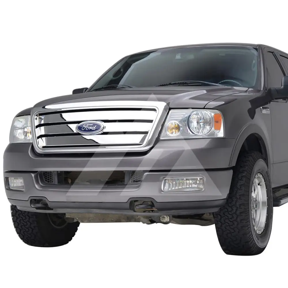 Для 2004 2005 2006 2007 2008 Ford F150 ABS Хромированная горизонтальная упакованная решетка