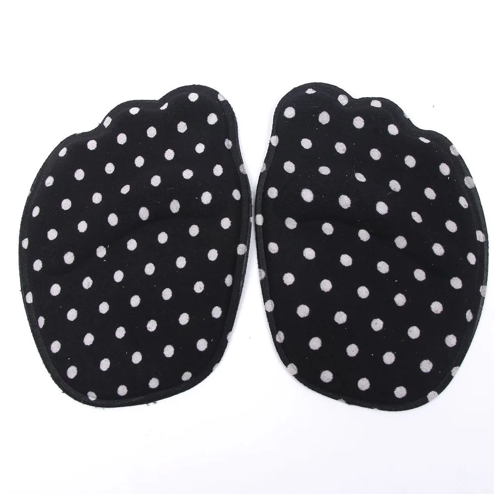 black dots Стельки для стопы; обувь; губчатые подушечки на высоком каблуке; мягкая вставка; противоскользящая защита для ног; женская обувь; вставка; Подушка; 1 шт - Цвет: black dots