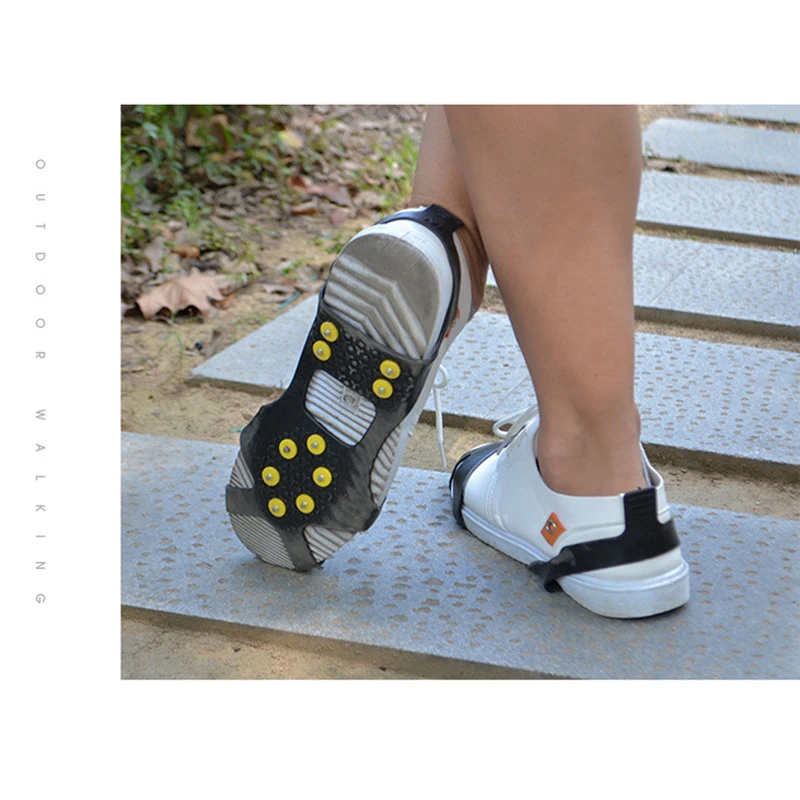 10 шипов противоскользящие ледяные ручки альпинистские скобы для снега