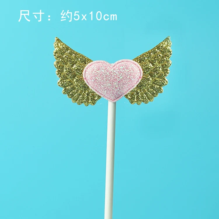 Лидер продаж Новые 2021 торт ко дню рождения украшенные смолы крыло Ангела куклы