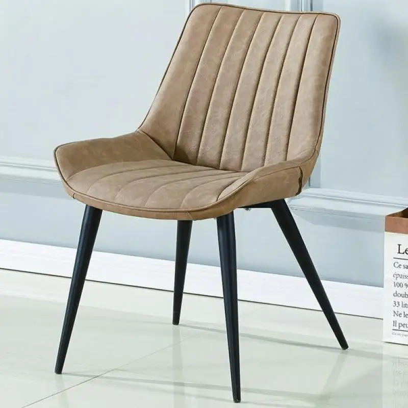 Обеденный стул в нордическом стиле современный минималистичный домашний