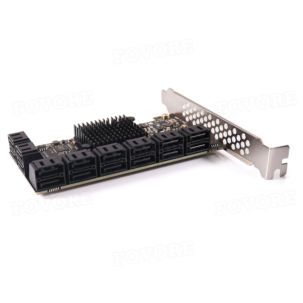 16-портовый s SATA 3 III 0 6 ГБ SSD в PCIe x1 10-портовый преобразователь PCI-e PCI express на SATA3