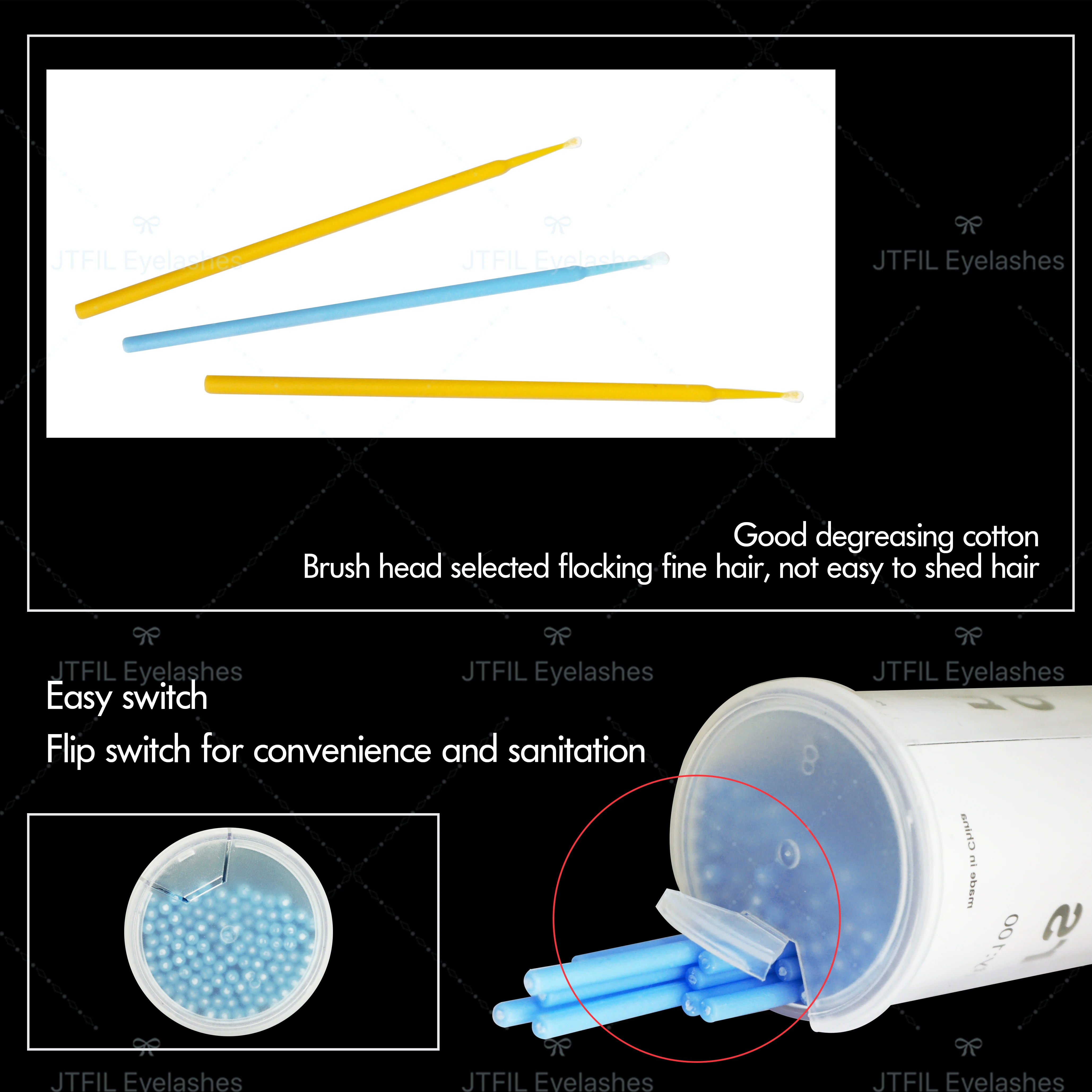 Одноразовые искусственные мини-аппликаторы для индивидуальных ресниц кисть