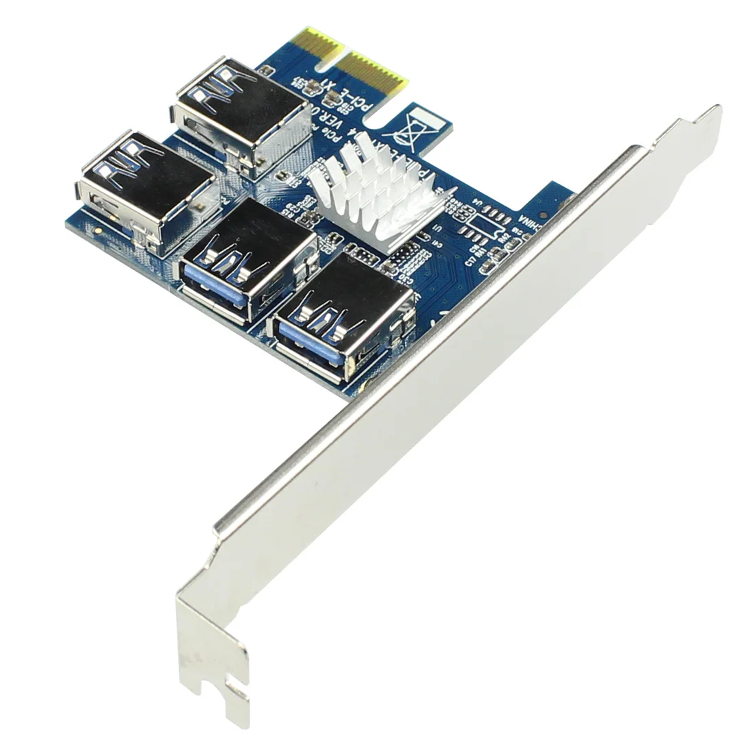PCIe 1 до 4 PCI express 16X слоты Райзер карта E 1X к внешнему e USB 3 0 адаптер усилитель для