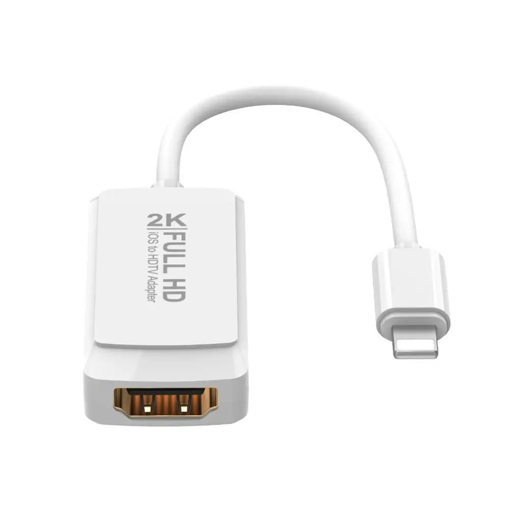 IOS HDTV кабель AV адаптер HDMI шнур телефон видео конвертер для iPad iPhone X Xs MAX XR 11 6 7 8 Plus ТВ