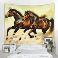 mercedes benz horse background wall decoration tapestry curtain wall covering nordic bohemian hippie wall decoration tapestry