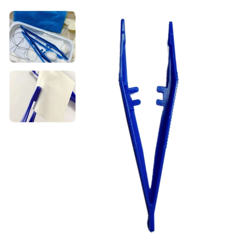 

100Pcs/Set Lightweight Small Plastic Disposable Tweezers Disinfection Jewelry Making Handmade Beads Craft DIY Tools Accessories
