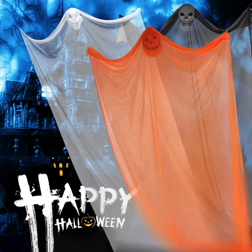 Ужасный подвесной череп украшение на Хэллоуин для вечеринки украшения дома с