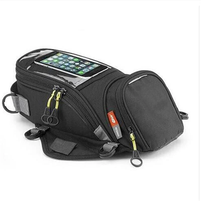 

Multifunctional Magnetic Motorcycle Fuel Bag Mobile Phone Navigation Tank Bag Package With Fixed Straps Motorbike Oil Bag