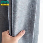 Льняная занавеска, однотонная Роскошная жаккардовая занавеска s для гостиной, спальни, кухни, Тюлевая занавеска 80-90%, затемнение, размер на заказ