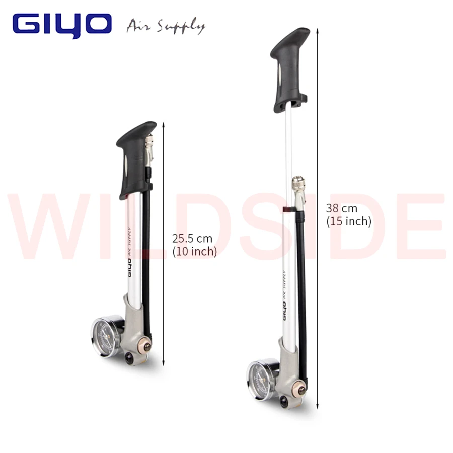 GIYO GS 02D складной 300psi высокого давления велосипед воздушный ударный насос с
