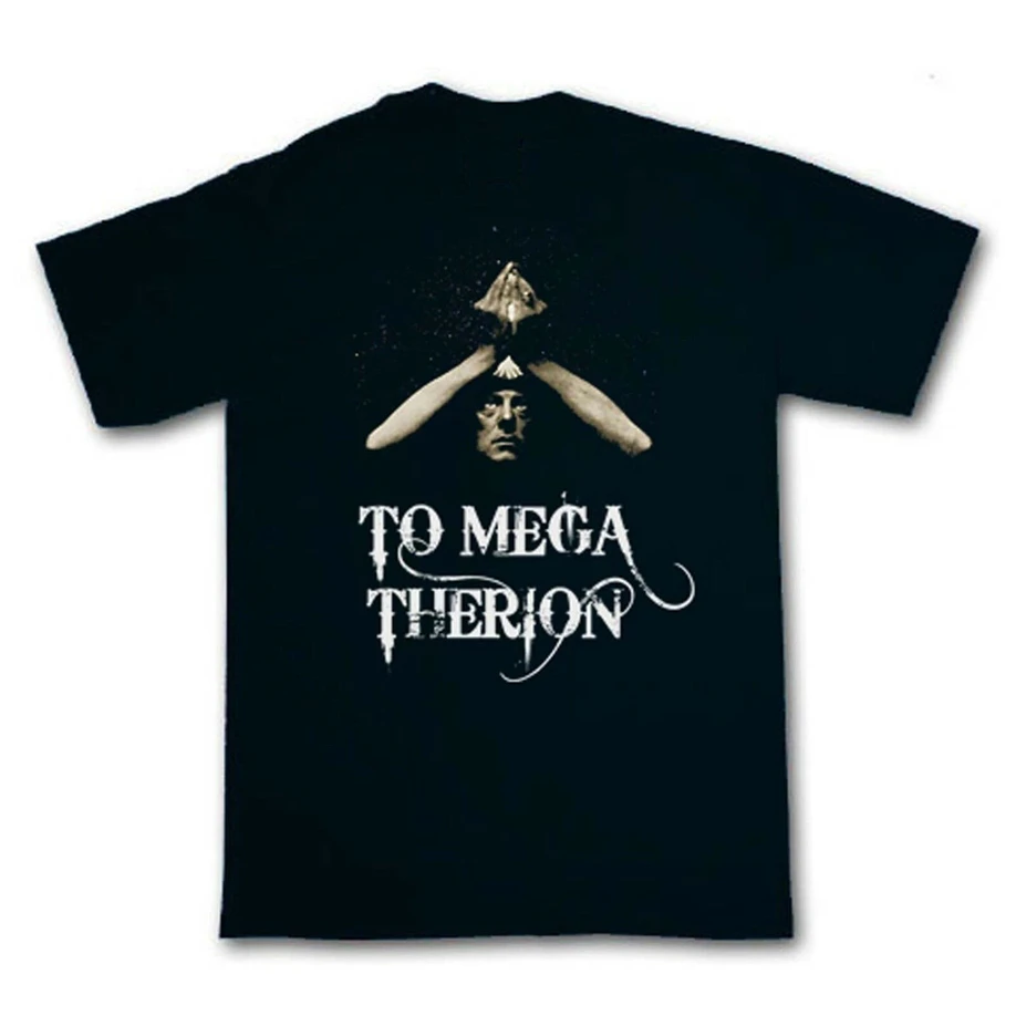 ALEISTER CROWLEY TO MEGA футболка Therion Pagan Magick оккультная сатана Sz Cool модная крутая