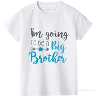im going to be a big brother birth pregnancy announcement t shirt top boy baby son family look tshirts summer fashion tee