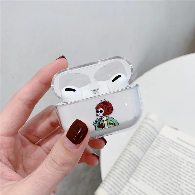for AirPods Pro 07 Забавный ноздри узор для Airpods чехол мультфильм свинья Прозрачный Bluetooth защитный чехол для наушников для Air Pods Pro Жесткий Чехол - Цвет: for AirPods Pro 07