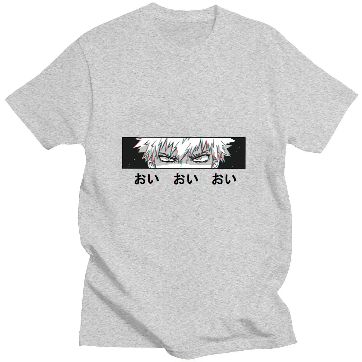 

2021 New Popular Men's Japanese Anime Cotton T Shirt Sleeve Shirt Casual Streetwear Hip-Hop T-Shirt
