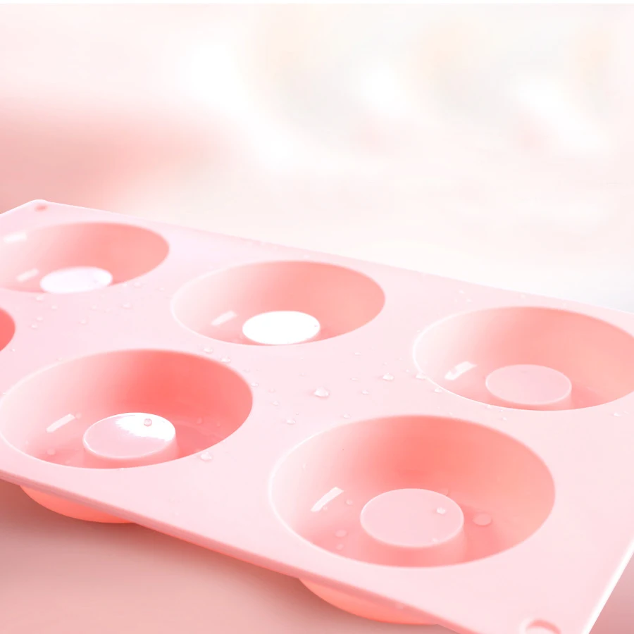 Силиконовая форма сделай сам 6 полостей пончики кухонная для выпечки пекарни