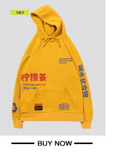 

Japanese Embroidery Funny Cat Wave Printed Fleece Hoodies 2020 Winter Japan Style Hip Hop Casual Sweatshirts Streetwear