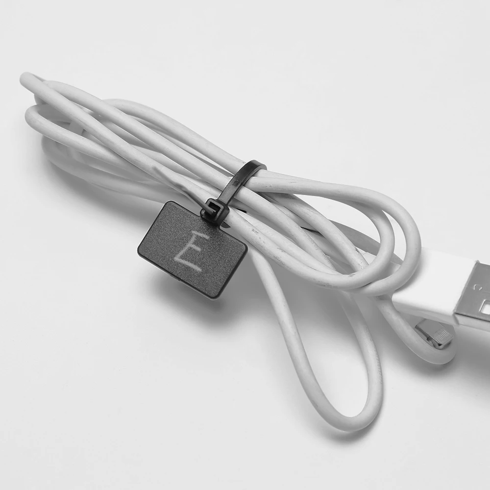 100 шт самоблокирующийся нейлоновый сетевой кабель на молнии стяжки для записи