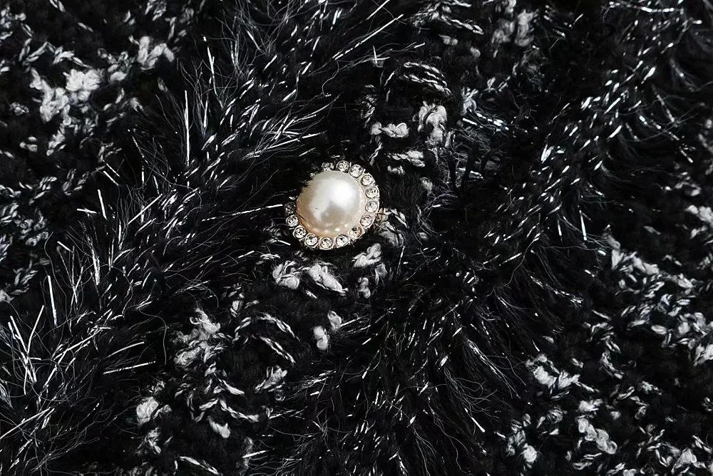 2020 весеннее женское модное дизайнерское роскошное твидовое пальто куртка с