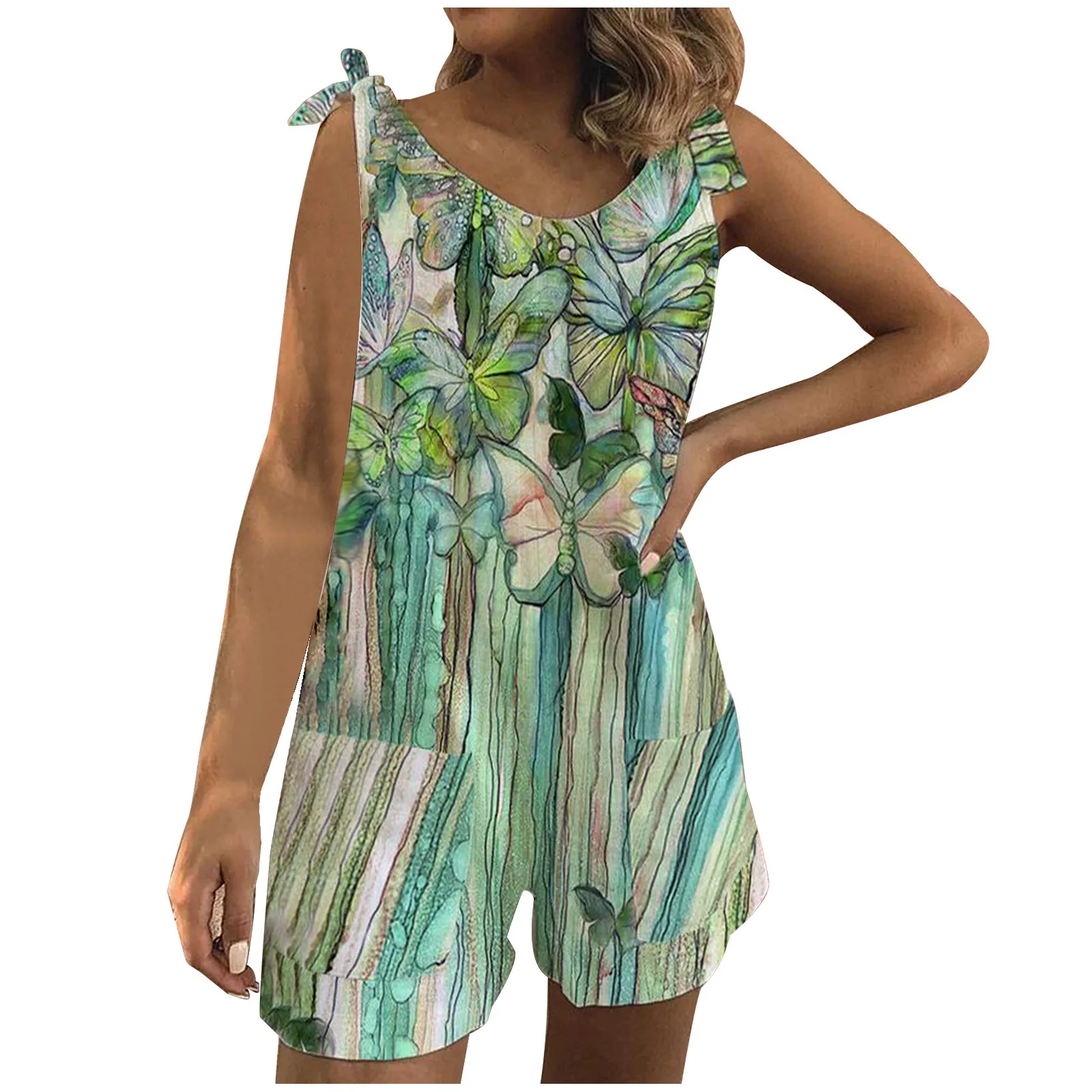 

Women Jumpsuits Rompers Summer Casual Overalls Jumpsuit Short Wide Leg Loose Bodysuit Retro Suspender Playsuit Pants Combinaison